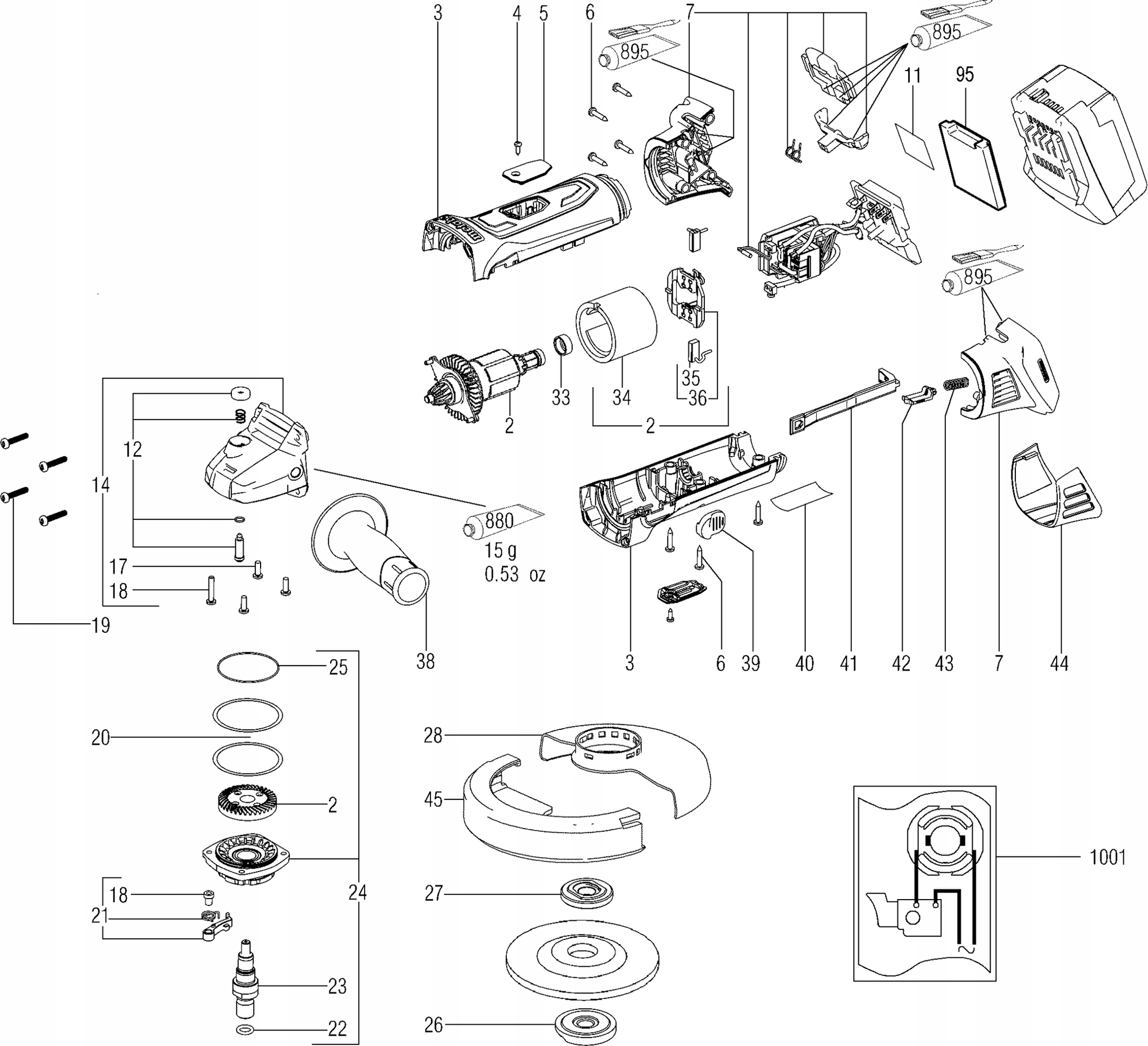 METABO W 18 LTX 125 PREVODOVKA S ROTOROM W-18-LTX-115-QuickW-18-LTX-150
